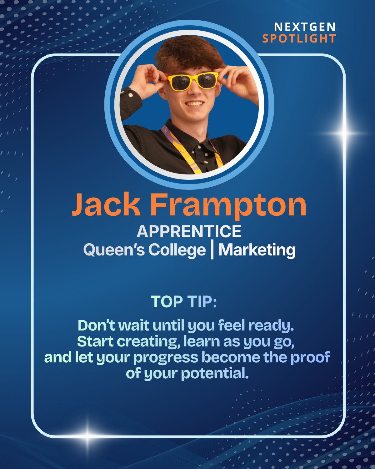 NextGen Spotlight Jack Frampton